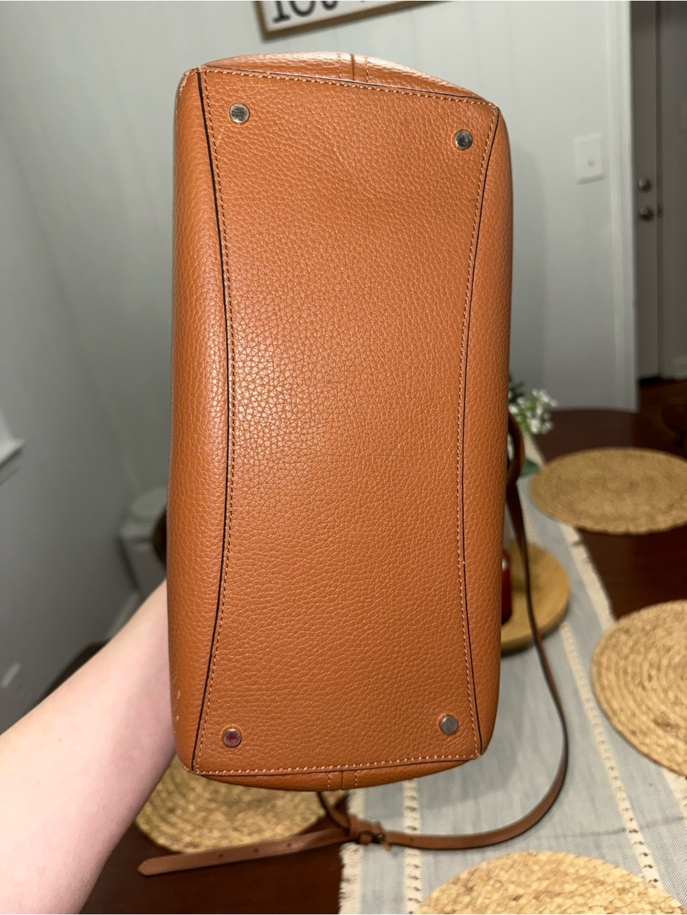 Kate Spade Tan Leather Tote with Wallet - Picture 5 of 14